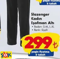 SLAZENGER KADIN EŞOFMAN ALTI